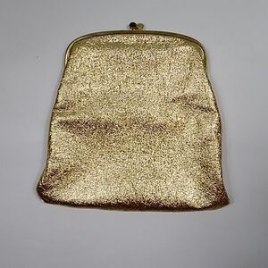 VTG,50s INGBER MADE IN U.S.A FOLD OVER CLUTCH GOOD HANDBAG